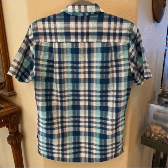 Patagonia Mens plaid shirt size XL organic cotton polyester blend - Picture 2 of 3